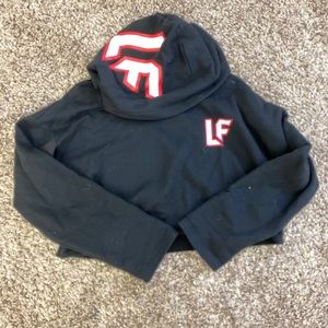 cropped LF hoodie